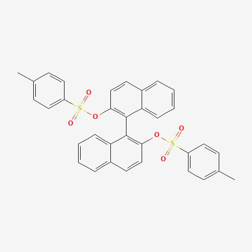 (S)-(+)-1,1'-Bi-2-naphthyl ditosylate (CAS: 128544-06-9) - Chemical Structure and Molecular Formula 
