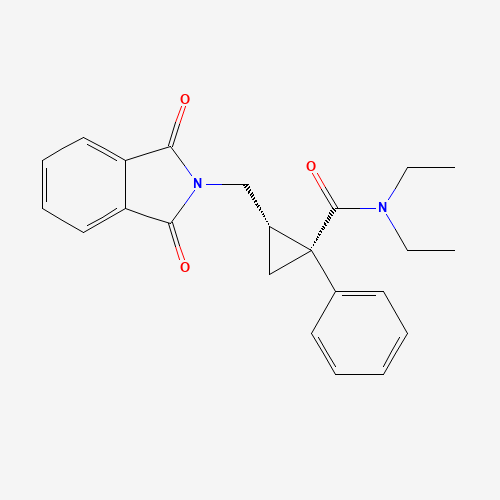 cis-2-[(1,3-Dihydro-1,3-dioxo-2H-isoindol-2-yl)methyl-N,N-diethyl-1-phenylcyclopropanecarboxamide (CAS: 105310-75-6) - Related Chemical Product