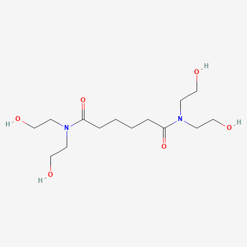 N,N,N',N'-Tetrakis(2-hydroxyethyl)adipamide (CAS: 6334-25-4) - Chemical Structure and Molecular Formula 
