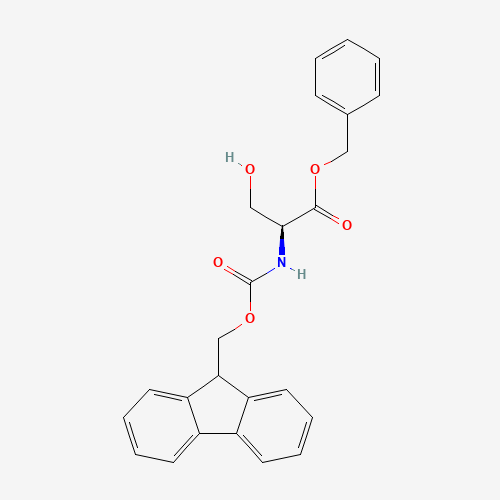 FMOC-SER(BZL)-OH (CAS: 73724-46-6) - Chemical Structure and Molecular Formula 