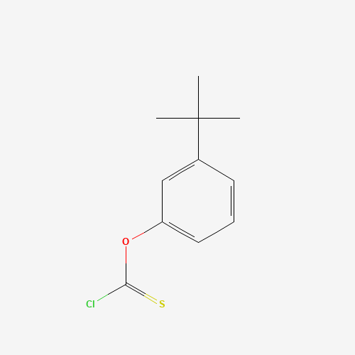 3-(tert-Butyl)phenyl carbonochloridothioate (CAS: 97986-06-6) - Chemical Structure and Molecular Formula 
