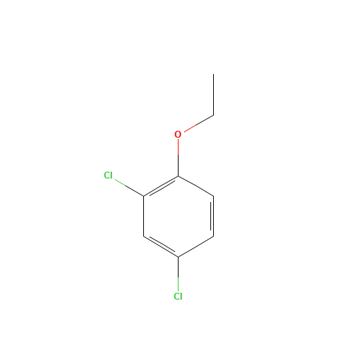 2,4-dichlorophenetole (CAS: 5392-86-9) - Chemical Structure and Molecular Formula 