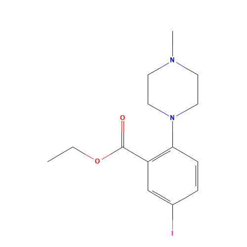 ethyl 5-iodo-2-(4-methylpiperazin-1-yl)benzoate (CAS: 1131587-29-5) - Related Chemical Product