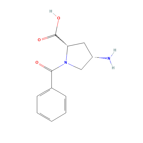(2S,4S)-4-AMINO-1-BENZOYL-PYRROLIDINE-2-CARBOXYLIC ACID (CAS: 176439-44-4) - Related Chemical Product