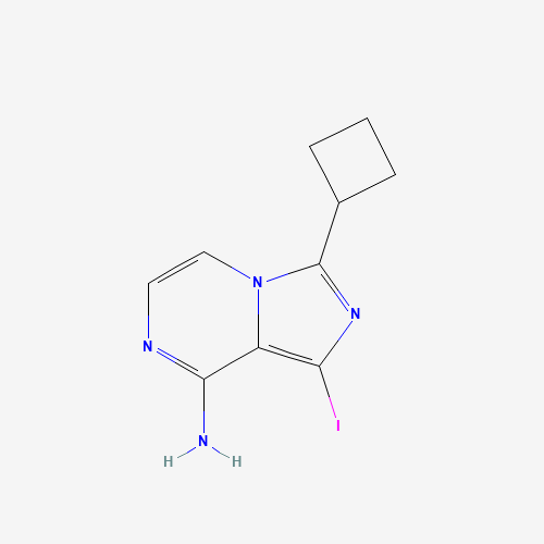 3-cyclobutyl-1-iodoimidazo[1,5-a]pyrazin-8-amine (CAS: 867165-11-5) - Related Chemical Product