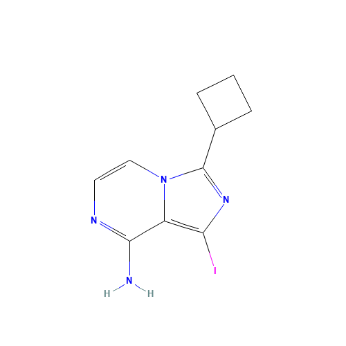 3-cyclobutyl-1-iodoimidazo[1,5-a]pyrazin-8-amine (CAS: 867165-11-5) - Related Chemical Product