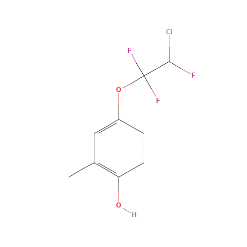 4-(2-CHLORO-1,1,2-TRIFLUOROETHOXY)-2-METHYL-PHENOL (CAS: 129670-05-9) - Related Chemical Product