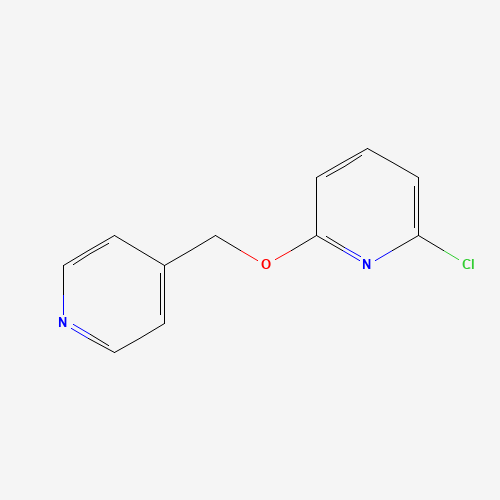 2-chloro-6-(pyridin-4-ylmethoxy)pyridine (CAS: 1184914-75-7) - Chemical Structure and Molecular Formula 