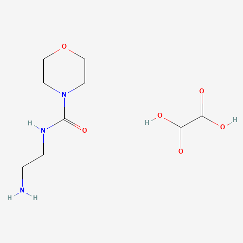 N-(2-Aminoethyl)-4-morpholinecarboxamide ethanedioate (CAS: 154467-16-0) - Chemical Structure and Molecular Formula 