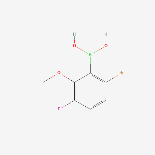 2-Borono-3-bromo-6-fluoroanisole (CAS: 957035-08-4) - Related Chemical Product