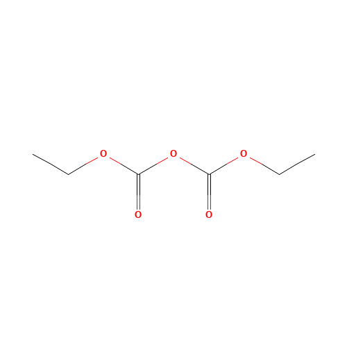 Diethyl pyrocarbonate (CAS: 1609-47-8) - Chemical Structure and Molecular Formula 
