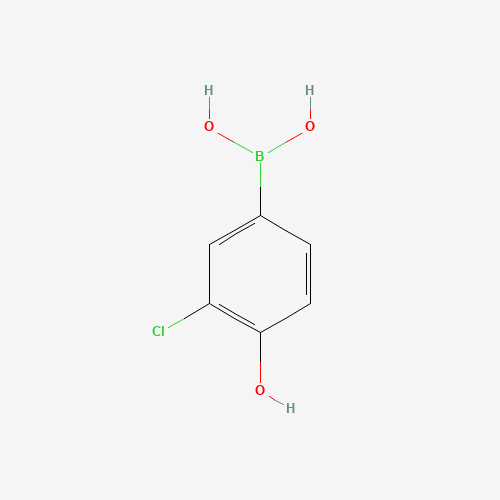 3-Chloro-4-hydroxyphenylboronic acid (CAS: 182344-13-4) - Chemical Structure and Molecular Formula 