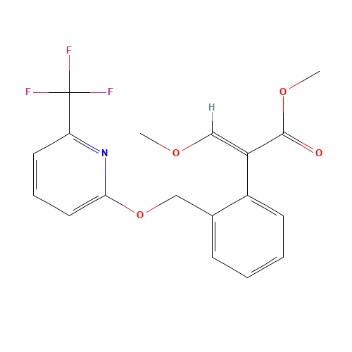Picoxystrobin (CAS: 117428-22-5) - Chemical Structure and Molecular Formula 