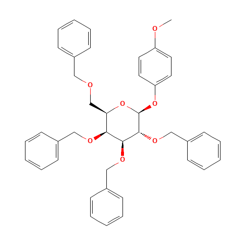 4-METHOXYPHENYL 2,3,4,6-TETRA-O-BENZYL-BETA-D-GALACTOPYRANOSIDE (CAS: 143536-99-6) - Related Chemical Product