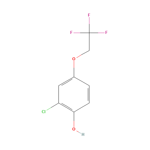2-CHLORO-4-(2,2,2-TRIFLUOROETHOXY)PHENOL (CAS: 444341-80-4) - Related Chemical Product