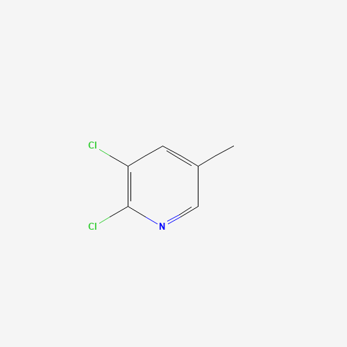2,5-DICHLORO-3-METHYLPYRIDINE (CAS: 59782-90-0) - Chemical Structure and Molecular Formula 
