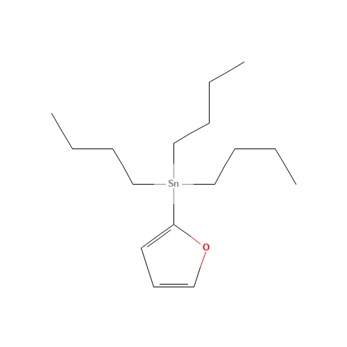 2-(Tributylstannyl)furan (CAS: 118486-94-5) - Chemical Structure and Molecular Formula 