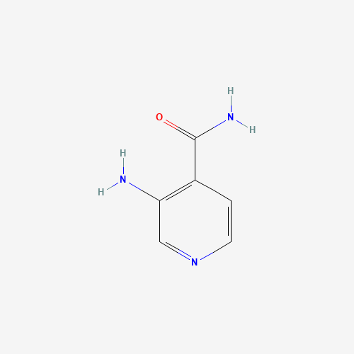 3-AMINO-4-PYRIDINECARBOXAMIDE (CAS: 64188-97-2) - Chemical Structure and Molecular Formula 