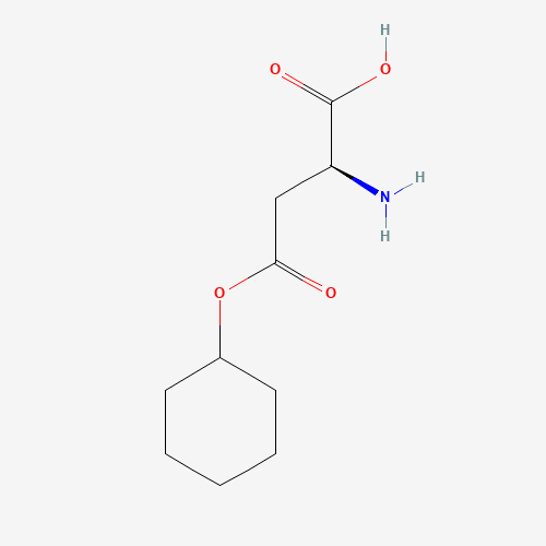 L-Aspartic acid 4-cyclohexyl ester (CAS: 112259-66-2) - Chemical Structure and Molecular Formula 