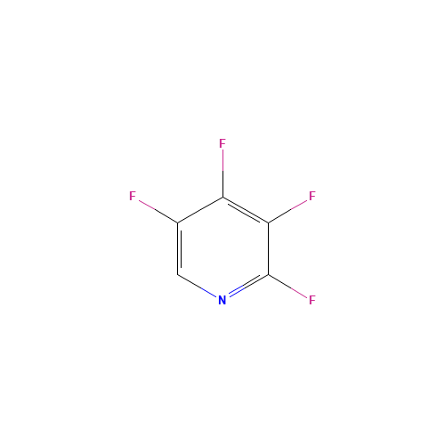 2,3,4,5-Tetrafluoropyridine (CAS: 3512-16-1) - Chemical Structure and Molecular Formula 