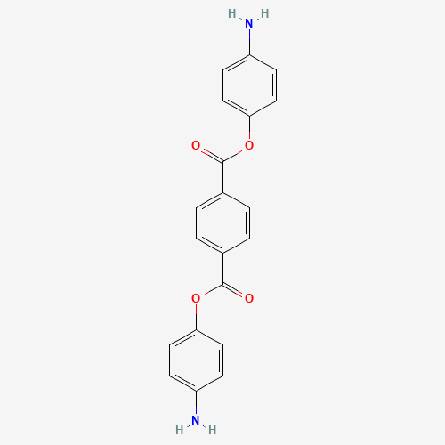 1,4-Benzenedicarboxylic acid bis(4-aminophenyl) ester (CAS: 16926-73-1) - Chemical Structure and Molecular Formula 