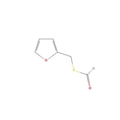 Furfuryl thioformate (CAS: 59020-90-5) - Chemical Structure and Molecular Formula 
