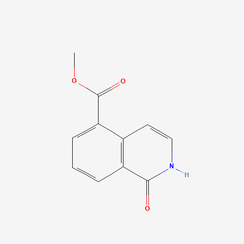 methyl 1-oxo-1,2-dihydroisoquinoline-5-carboxylate (CAS: 91137-50-7) - Chemical Structure and Molecular Formula 