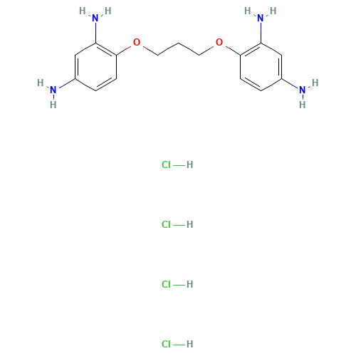 1,3-Bis(2,4-diaminophenoxy)propane tetrahydrochloride (CAS: 74918-21-1) - Related Chemical Product
