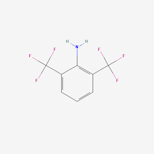 2,6-BIS(TRIFLUOROMETHYL)ANILINE chemical structure 2,6-BIS(TRIFLUOROMETHYL)ANILINE (CAS: 313-13-3) - Chemical Structure and Molecular Formula
