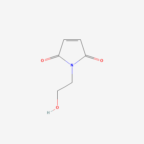 1-(2-HYDROXY-ETHYL)-PYRROLE-2,5-DIONE (CAS: 1585-90-6) - Chemical Structure and Molecular Formula 