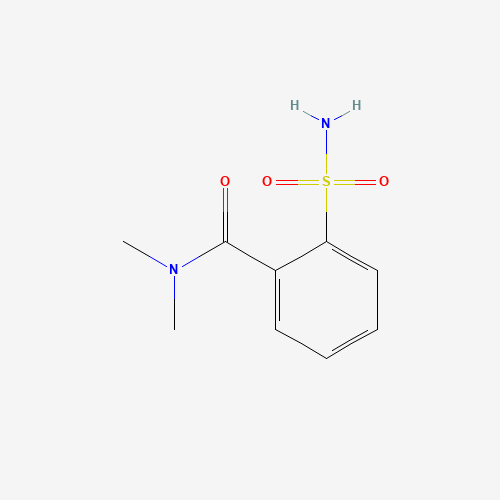 2-(AMINOSULFONYL)-N,N-DIMETHYL-3-PYRIDINECARBOXAMIDE (CAS: 125274-65-9) - Chemical Structure and Molecular Formula 