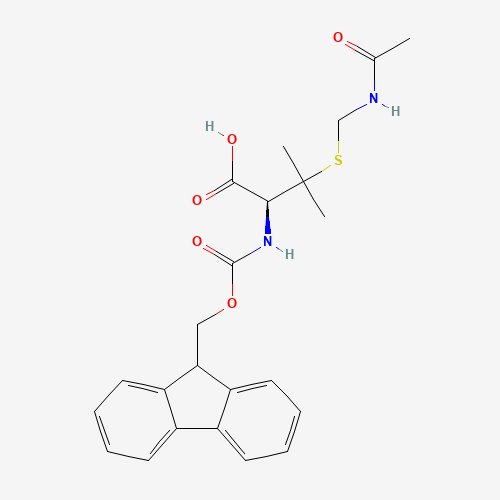 FMOC-D-PEN(ACM)-OH (CAS: 201531-77-3) - Chemical Structure and Molecular Formula 