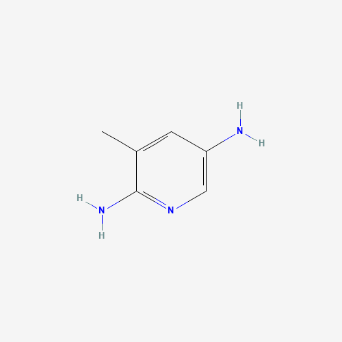 2,5-DIAMINO-3-PICOLINE, (CAS: 106070-58-0) - Chemical Structure and Molecular Formula 