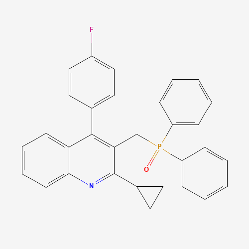 2-Cyclopropyl-3-[(diphenylphosphinyl)methyl]-4-(4-fluorophenyl)quinoline (CAS: 146578-99-6) - Related Chemical Product