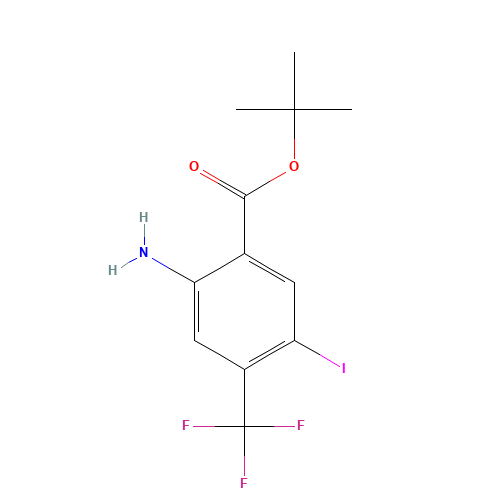 tert-butyl 2-amino-5-iodo-4-(trifluoromethyl)benzoate (CAS: 1131587-56-8) - Related Chemical Product