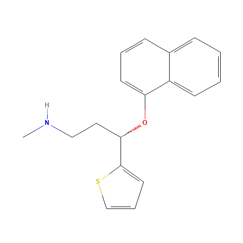 Duloxetine (CAS: 116539-59-4) - Chemical Structure and Molecular Formula 