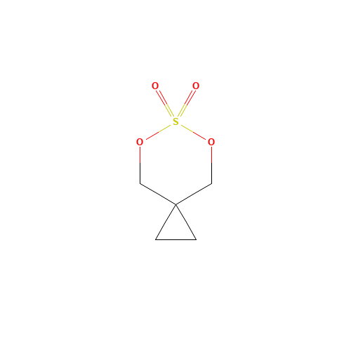 1,1-Cyclopropanedimethanol cyclic sulfite (CAS: 153493-52-8) - Chemical Structure and Molecular Formula 