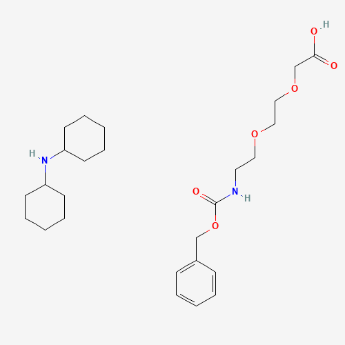 Dicyclohexylamine 3-oxo-1-phenyl-2,7,10-trioxa-4-azadodecan-12-oate (CAS: 560088-84-8) - Related Chemical Product