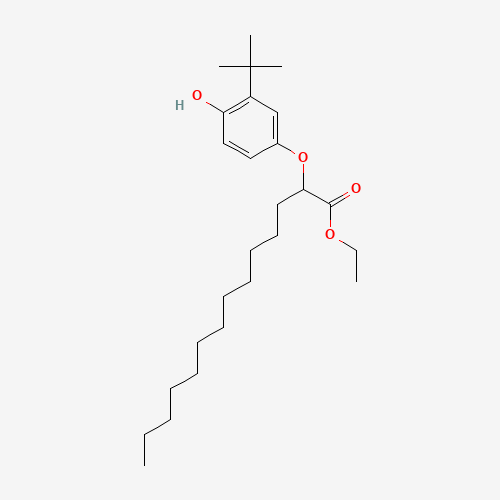 Ethyl 2-(3-tert-butyl-4-hydroxyphenoxy)tetradecanoate (CAS: 31994-60-2) - Related Chemical Product