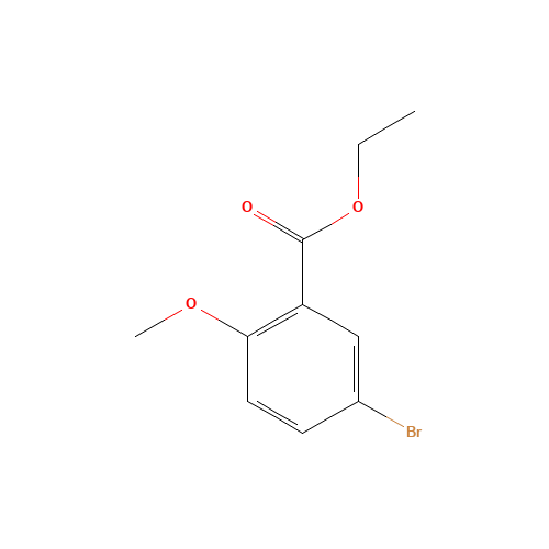 ethyl 5-bromo-2-methoxybenzoate (CAS: 773134-60-4) - Chemical Structure and Molecular Formula 