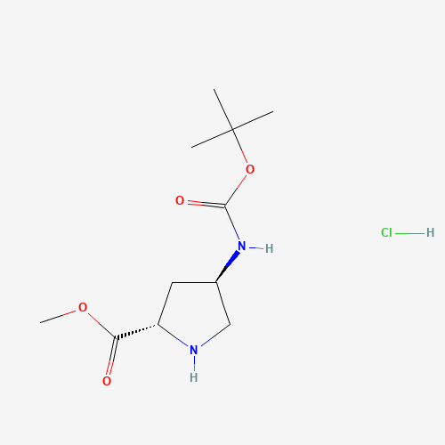 (2S,4R)-4-BOC-AMINO PYRROLIDINE-2-CARBOXYLIC ACID METHYLESTER-HCL (CAS: 913742-54-8) - Related Chemical Product