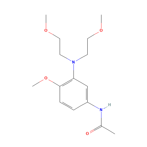 3-(N,N-Dimethoxyethyl)amino-4-methoxyacetanilide (CAS: 24294-03-9) - Related Chemical Product
