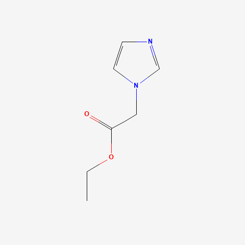 Ethyl 1H-imidazole-1-acetate (CAS: 17450-34-9) - Chemical Structure and Molecular Formula 