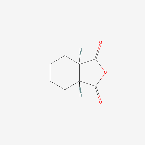 (+)-TRANS-1,2-CYCLOHEXANEDICARBOXYLIC ANHYDRIDE (CAS: 71749-03-6) - Chemical Structure and Molecular Formula 