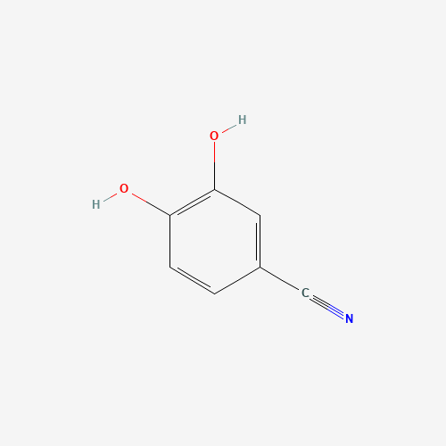 3,4-Dihydroxybenzonitrile (CAS: 17345-61-8) - Chemical Structure and Molecular Formula 