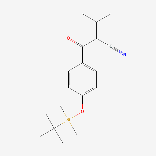 2-(4-(tert-butyldimethylsilyloxy)benzoyl)-3-methylbutanenitrile (CAS: 1184915-27-2) - Related Chemical Product