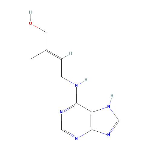 ZEATIN (CAS: 131140-27-7) - Chemical Structure and Molecular Formula 