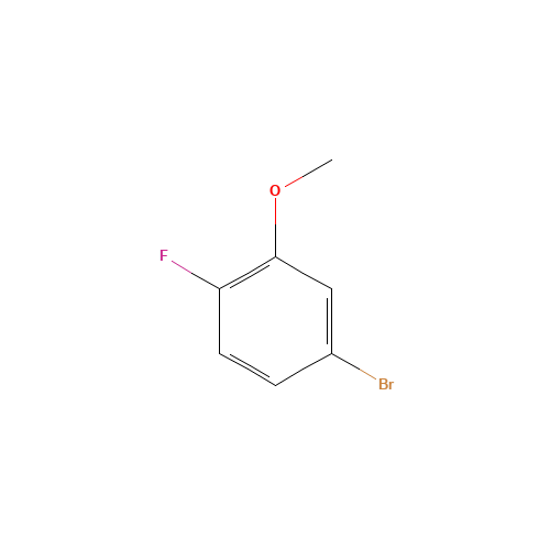2-Fluoro-5-bromoanisole (CAS: 103291-07-2) - Chemical Structure and Molecular Formula 