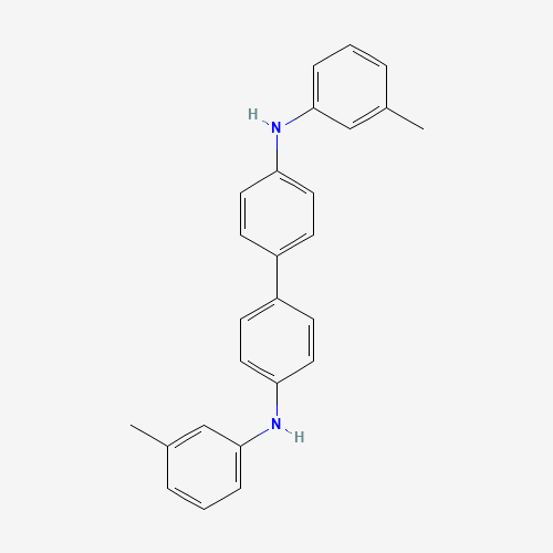 N,N'-Bis(3-methylphenyl)-(1,1'-biphenyl)-4,4'-diamine (CAS: 78888-06-9) - Chemical Structure and Molecular Formula 