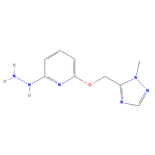 1-(6-((2-methyl-2H-1,2,4-triazol-3-yl)methoxy)pyridin-2-yl)hydrazine (CAS: 1184915-22-7) - Related Chemical Product
